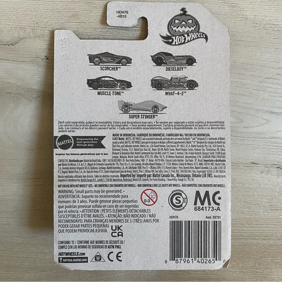 HOT WHEELS • Limited Special Edition Trick Or Treat Muscle Tone Graveyard Drift - Picture 5 of 10